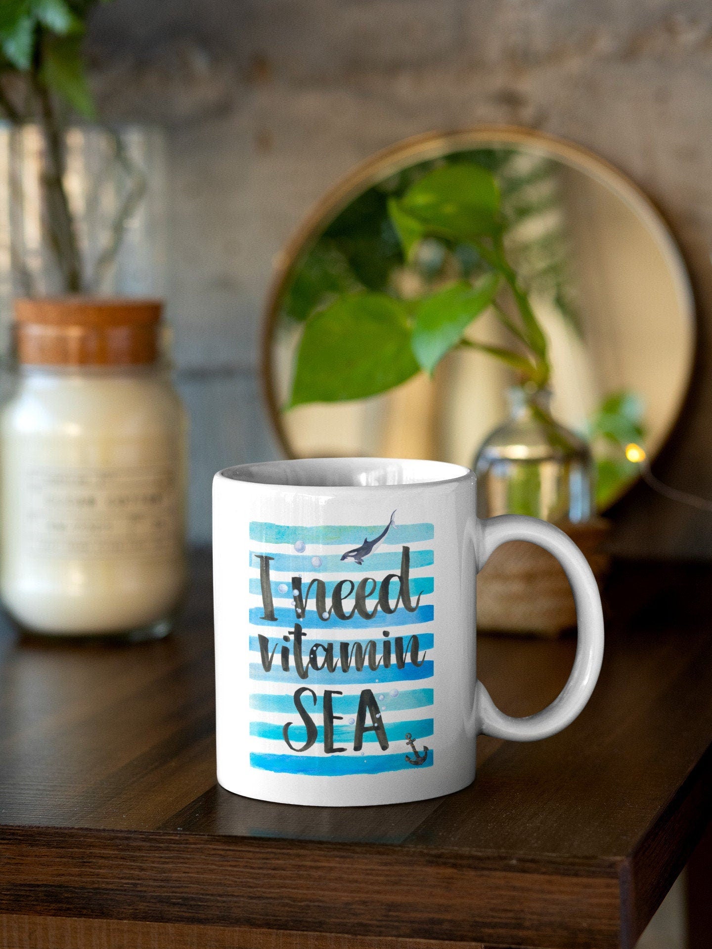 I Need Vitamin Sea EVERBLUE Mug.